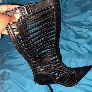 Women’s leather calf high boots!